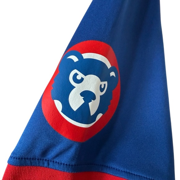 Fanatics Men's MLB Chicago Cubs V-Neck Jersey Blue/Red Size XL Game Day Casual - Picture 3 of 6